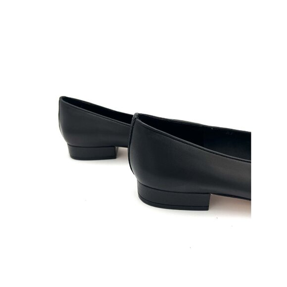 VANELi "Frankie" Black Soft Leather Flats 9.5 Narrow Classic Tailored - Picture 10 of 16